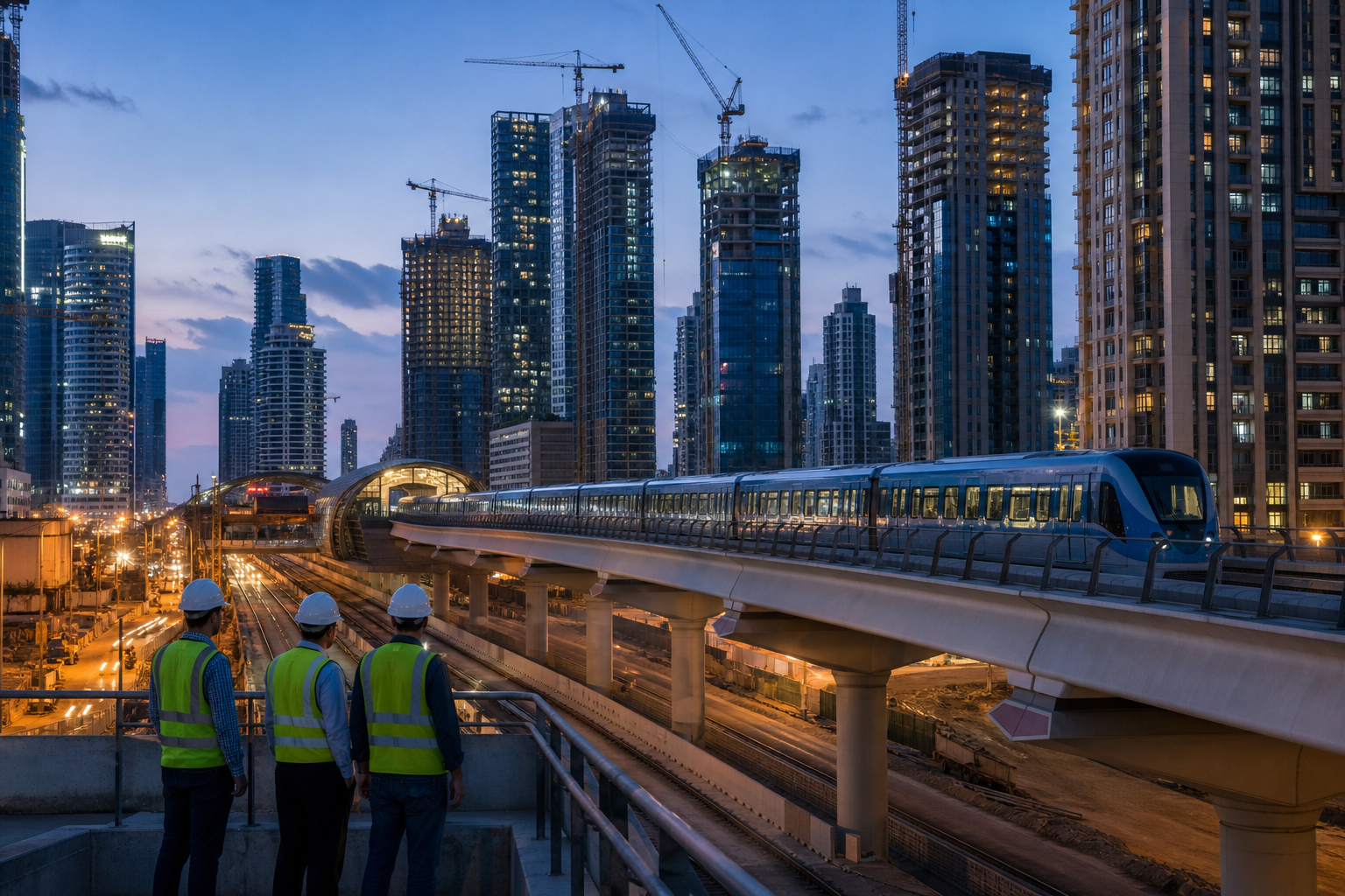 Proyecto de infraestructura ferroviaria urbana